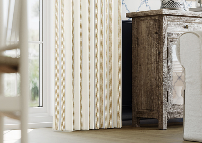Noble Stripe, Rye - Made to Measure Curtains - Image 5